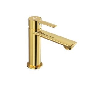Single Lever Basin Mixer - Gold Bright PVD
