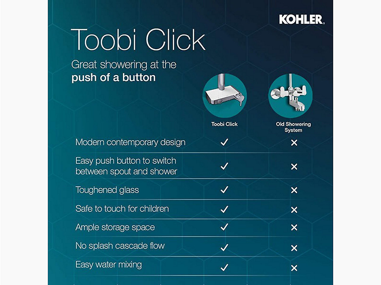 Non-thermostatic bath and shower faucet, 17.2 lpm - Image 3