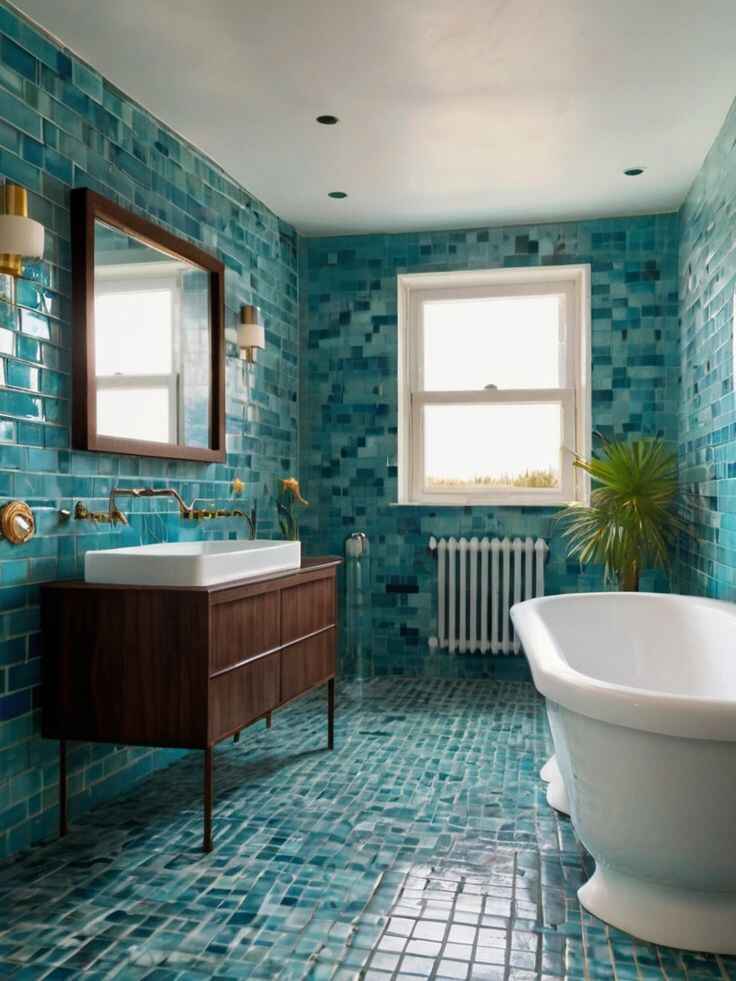 Bathroom Decor 3D Marble Tile Self Adhesive PVC Wall Sticker Peel and Stick Wall Tiles - Image 11